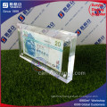 Popular Style Rectangle Acrylic Currency Holder